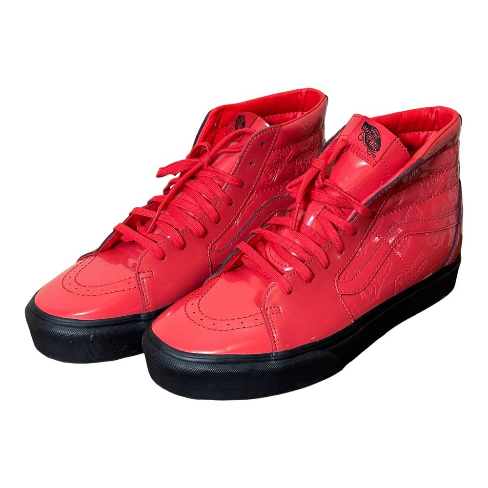 VANS Men’s Size 11.5 David Bowie Red Patent